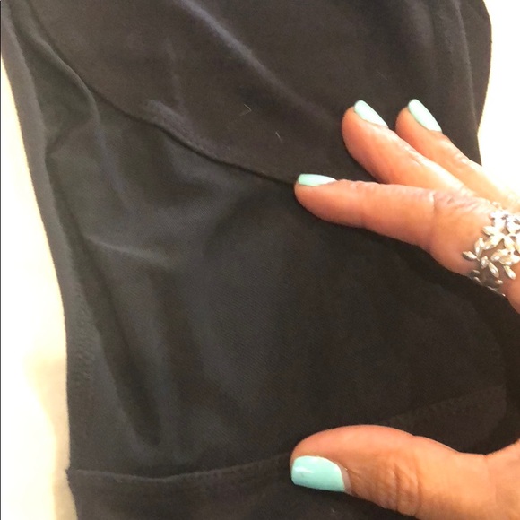 Splits59 Black Mesh Capri Leggings - Picture 7 of 7